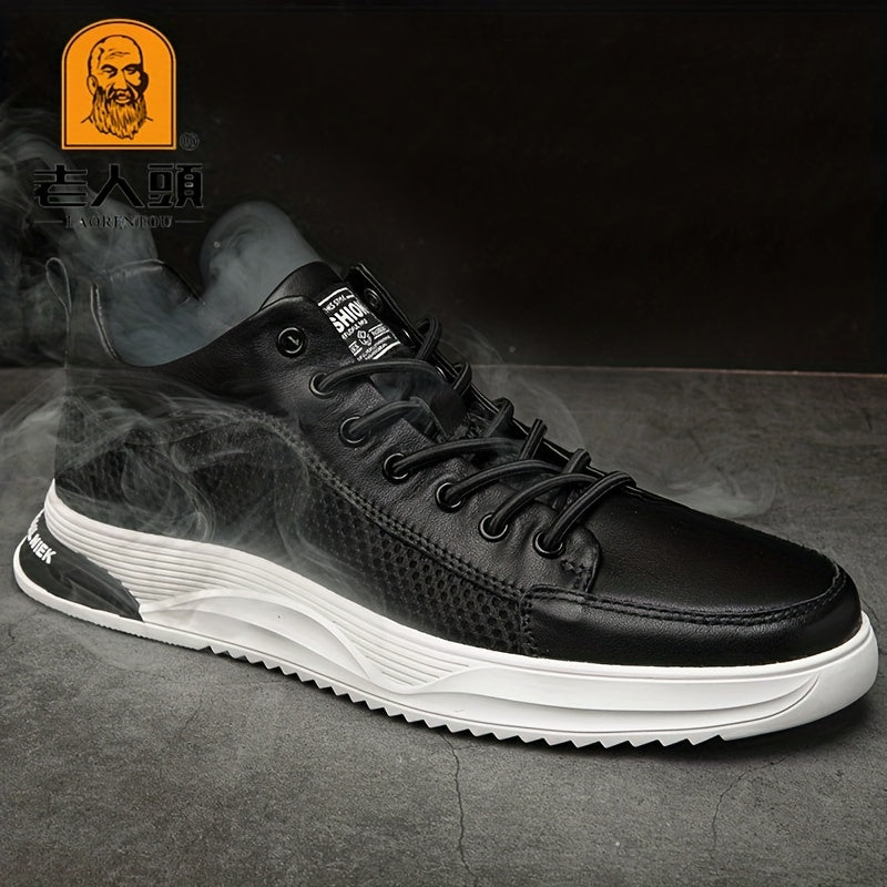 LAORENTOU Men's Skate Mesh Shoes Non Slip Sneakers