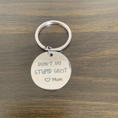 Personalized Christmas Gift Keychain for Son or Daughter