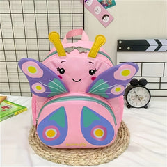 Kids 3D Butterfly Backpack Anti-lost Small School Bag