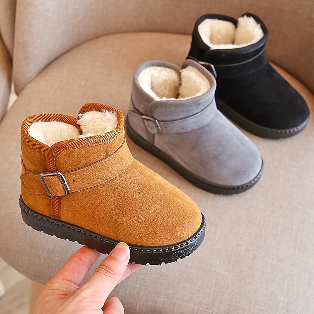 Boy's Snow Boots Non Slip Thermal Casual Shoes For Kids Outdoor Winter