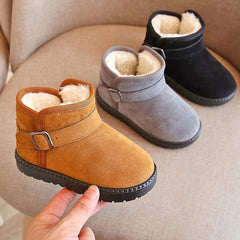 Boy's Snow Boots Non Slip Thermal Casual Shoes For Kids Outdoor Winter