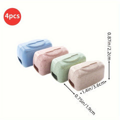 4pcs Toothbrush Heads Cover for Outdoor Travel