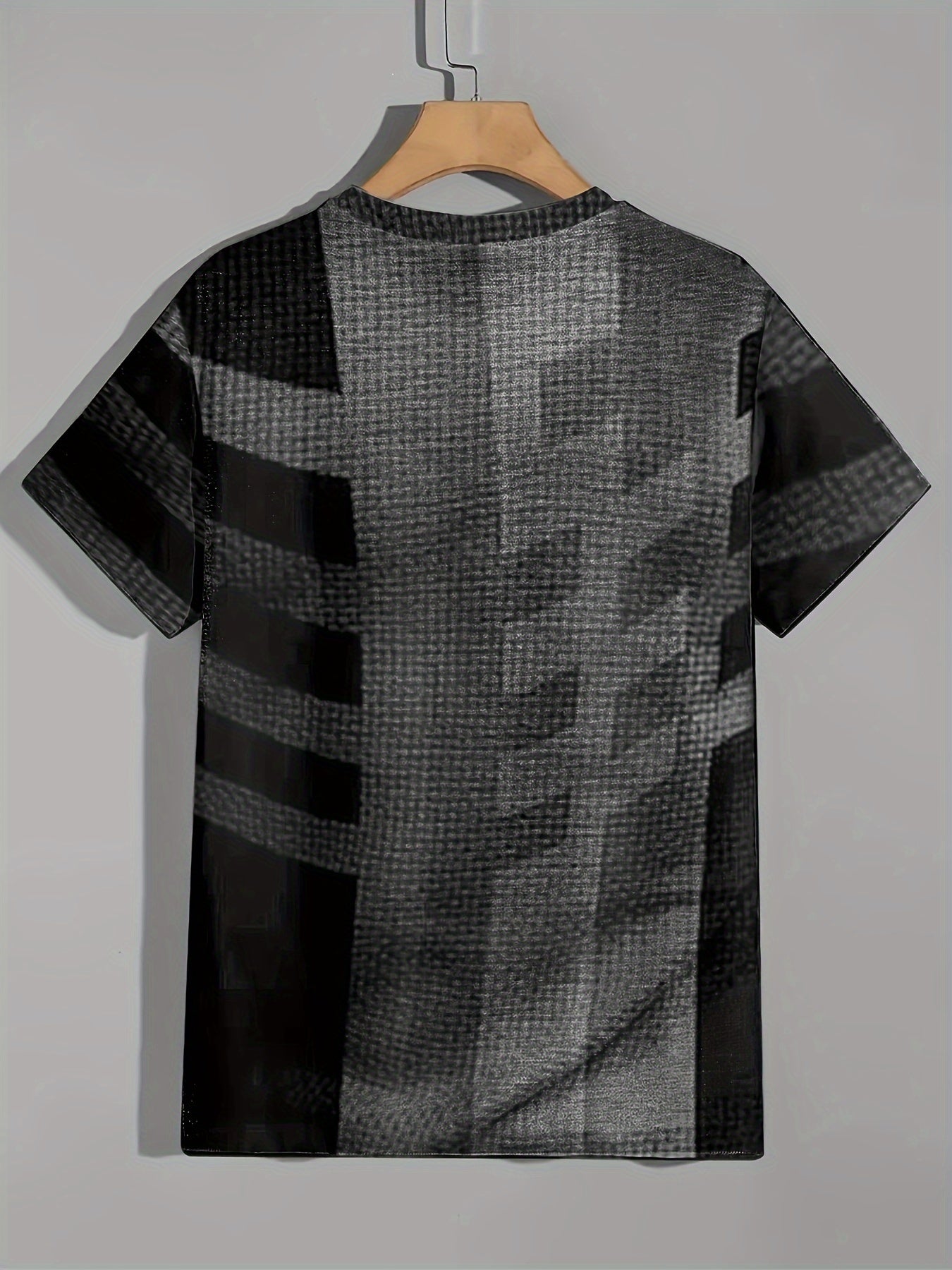 Vintage Style Printed T shirt Men's Casual Street Style Tee Shirt