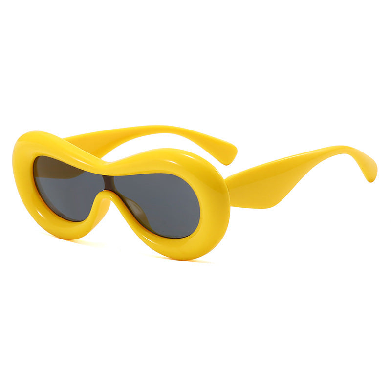 Oversized Sunglasses Thick Frame Y2K Glasses