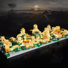 5620 Pcs 3D Chinese Wall Architecture Set - Educational & Challenging
