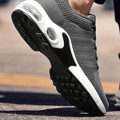 Men's Air Cushion Athletic Sneakers Lace-up Shoes
