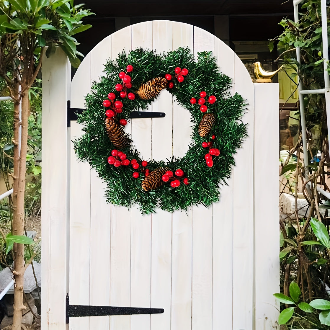 Pine Cone Red Fruit Garland Christmas Hanging Decorations