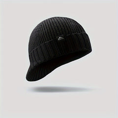 Winter Knitted Hat Unisex Windproof Ear Protection Large Head Circumference