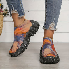 Mesh Platform Sneakers Non-slip Outdoor Running Shoes