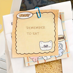 Animal & Rose Starry Sky Mini Stickers Notepad