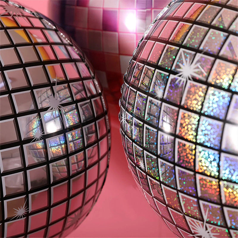 2pcs Big Disco Balloons For Laser Disco Party Decorations