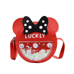 Girls Lucky Crossbody Bag Coin Purse Adjustable Shoulder Strap