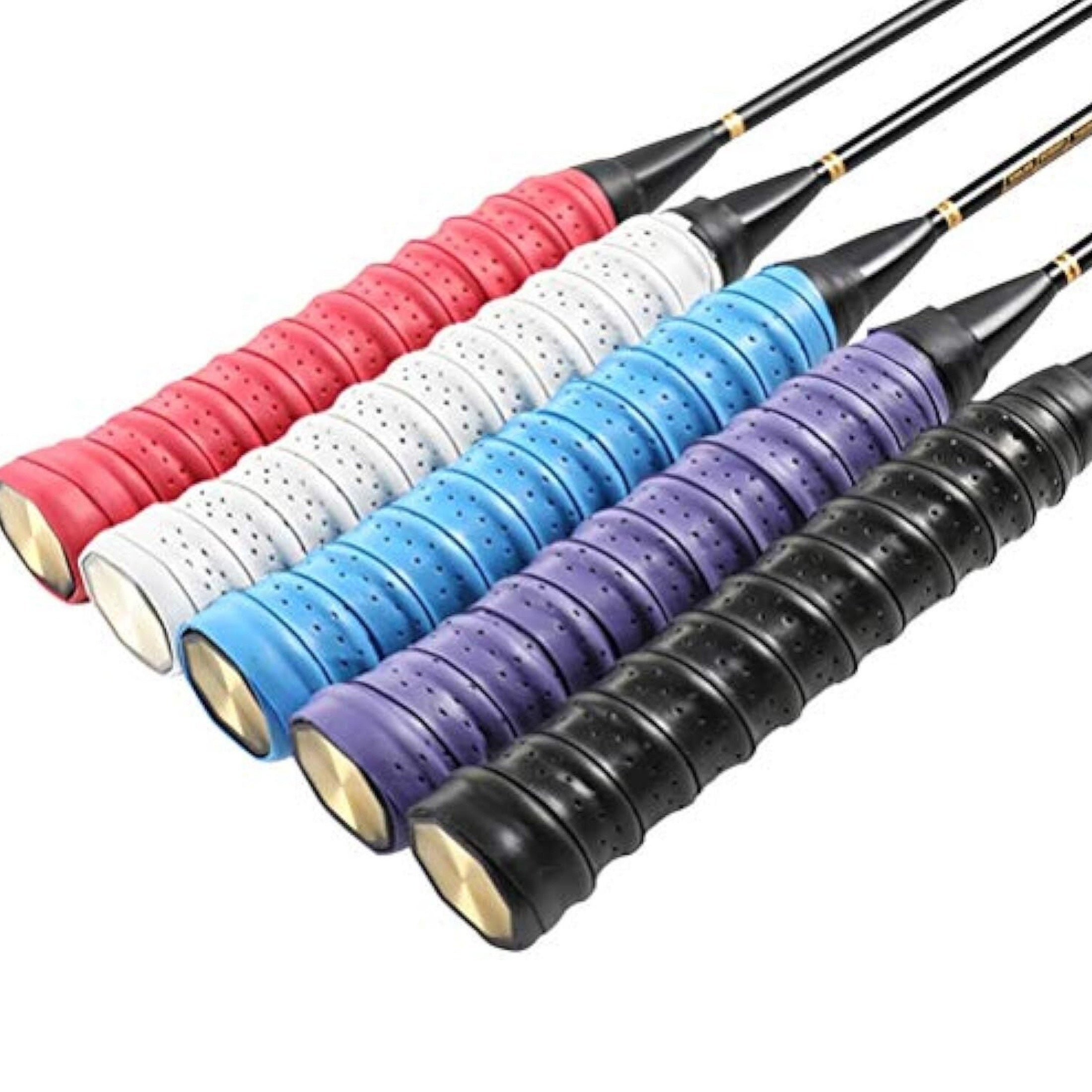 5pcs Badminton Racket Grip Tape Breathable Anti-slip Wrap