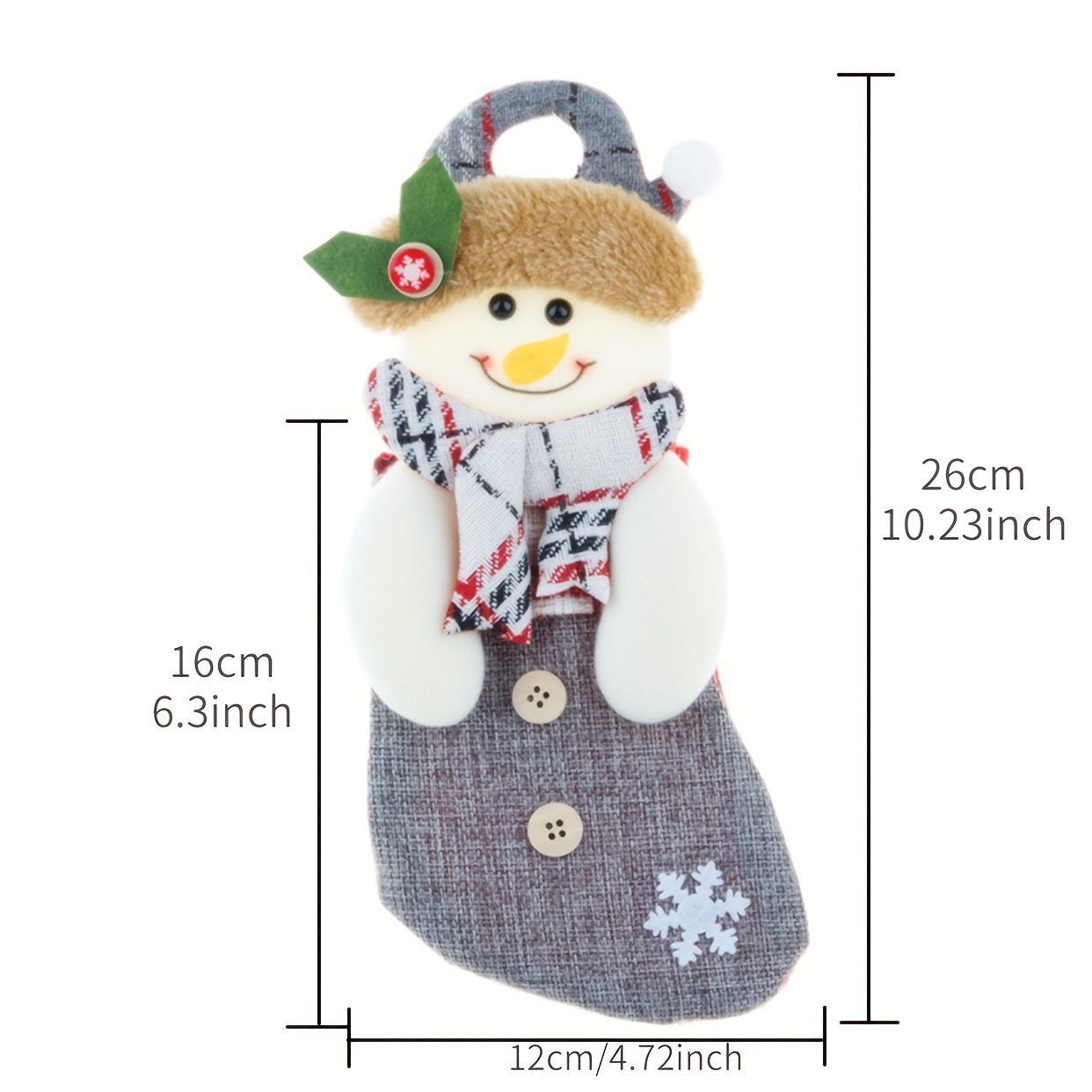 Christmas Santa Claus Socks Tree Pendant Gift Bags Holiday Party Candy Bags
