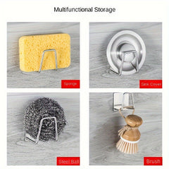 4pcs Kitchen Rack Pot Cover Rack Under Cabinet Cutting Board Rack
