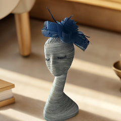 Vintage Horse Racing Model Hair Accessory Feather Headpiece