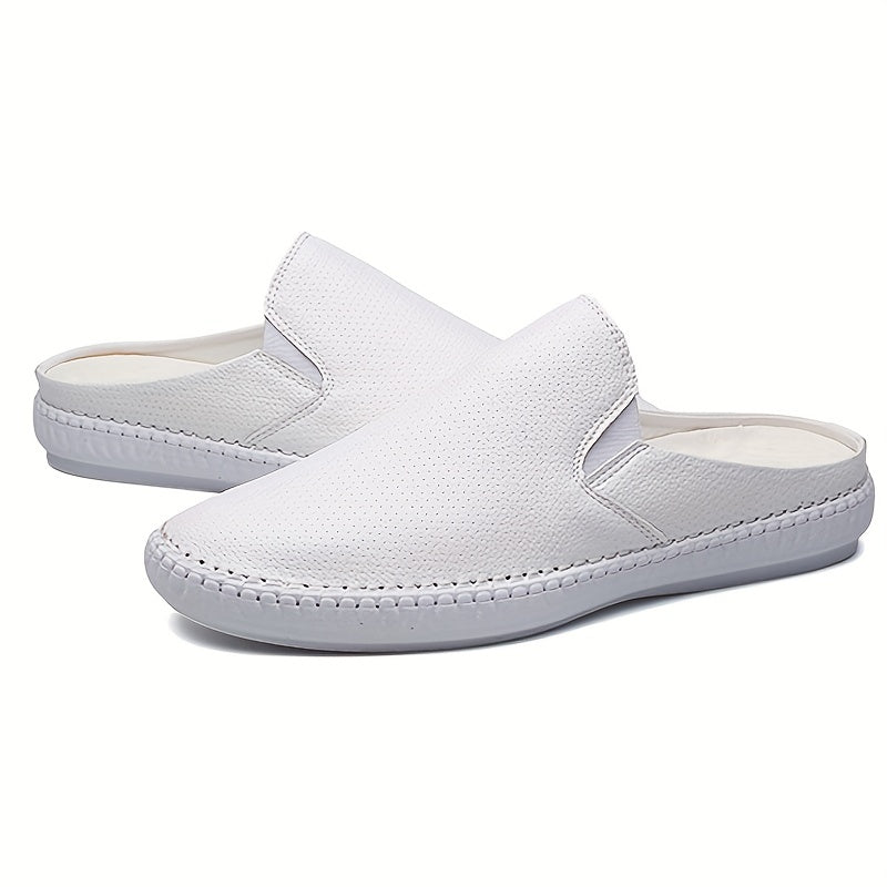 Men's Casual Slip on Mules Walking Slippers Backless Loafers
