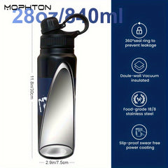 Stainless Steel Vacuum Cup with Straw 28OZ Large Capacity