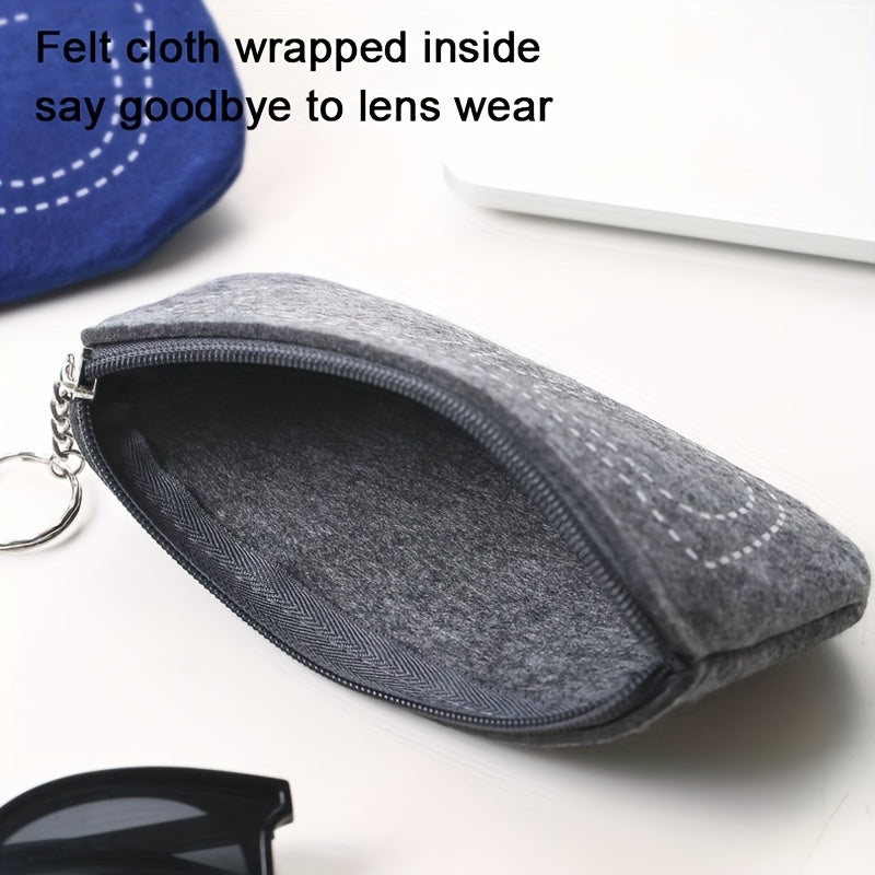 Portable Glasses Storage Bag Zipper Travel Pouch