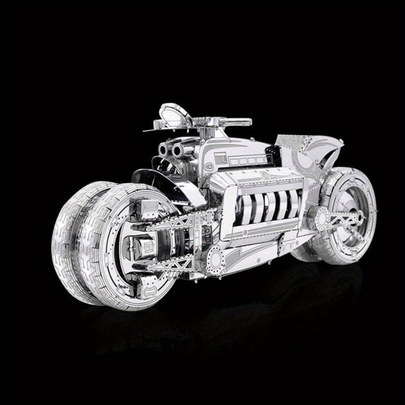 3D Motorcycle Metal Puzzle DIY Assembly Model Birthday Halloween Christmas