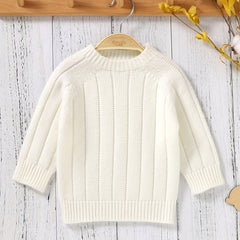 Toddler Baby Sweater Comfy Seamless Pullover Top