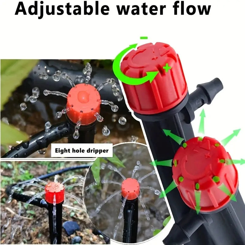 48 Meter Drip Irrigation Tubing Garden Watering Tube Line