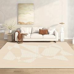 Modern Abstract Crystal Velvet Runner Rug Living Room Bedroom Bedside Carpet