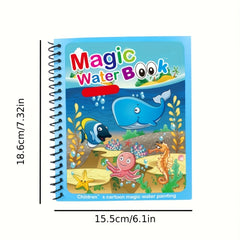 OU DAI Reusable Underwater World Magic Water Book Educational Drawing Toy