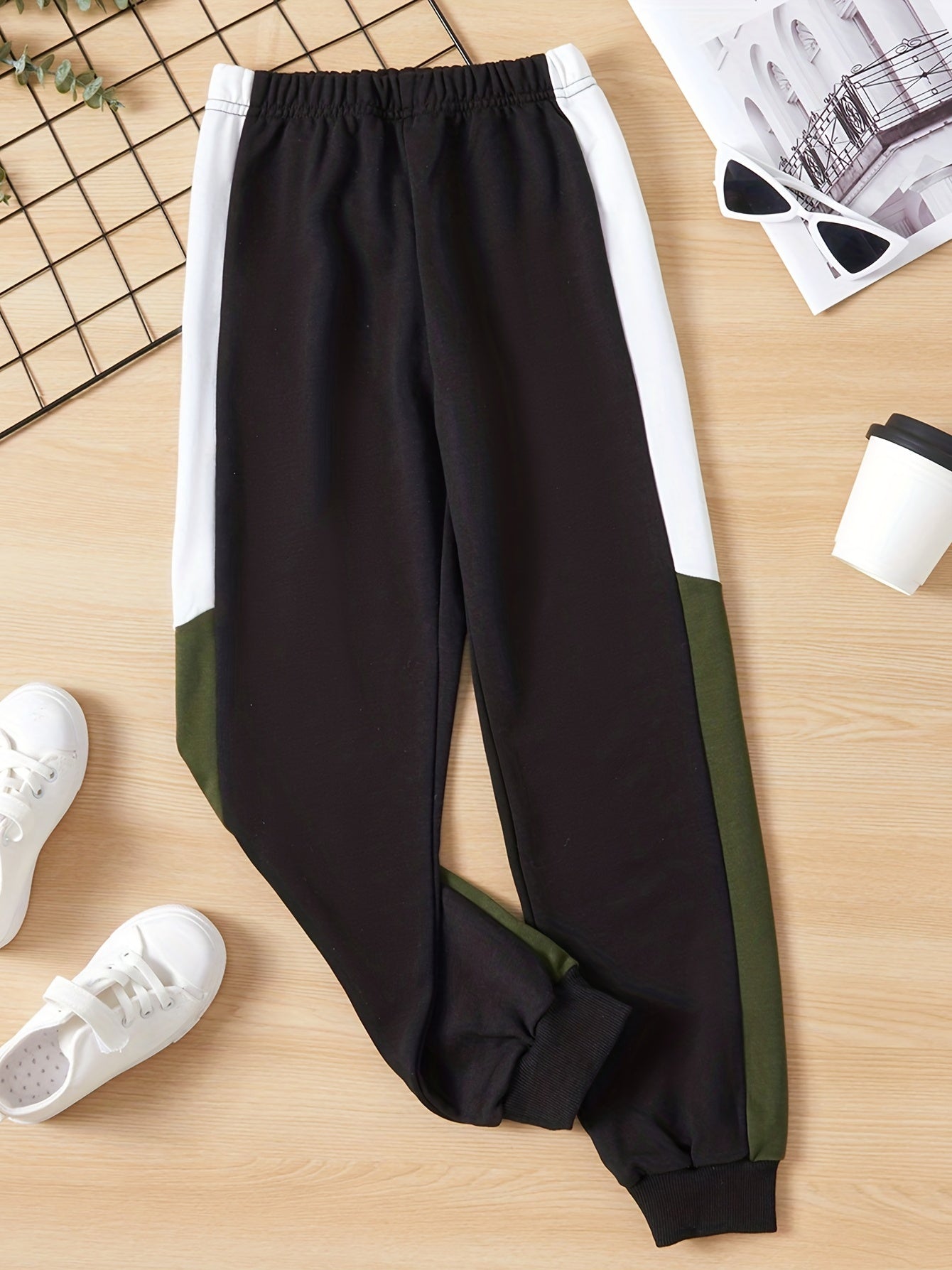Boys Casual Block Long Pants for Spring/Autumn