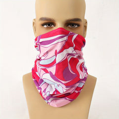 Men's Outdoor Printed Scarf, Multifunctional