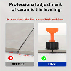 50pcs Reusable Tile Leveling System Kit for PRO and DIY