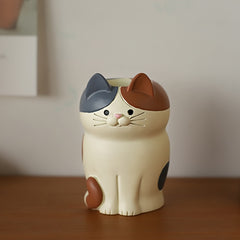 Cat Pen Holder Desk Organizer for School Office Home