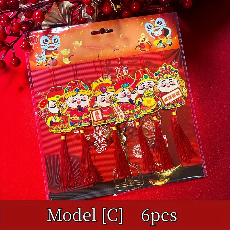 Wedding Character 3D Decorations 6pcs Pack