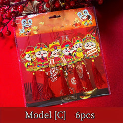 Wedding Character 3D Decorations 6pcs Pack