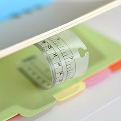 2pcs Clear Plastic Page Marker Pouch Pagefinder for A5 A6 6 Hole Binder Notebook