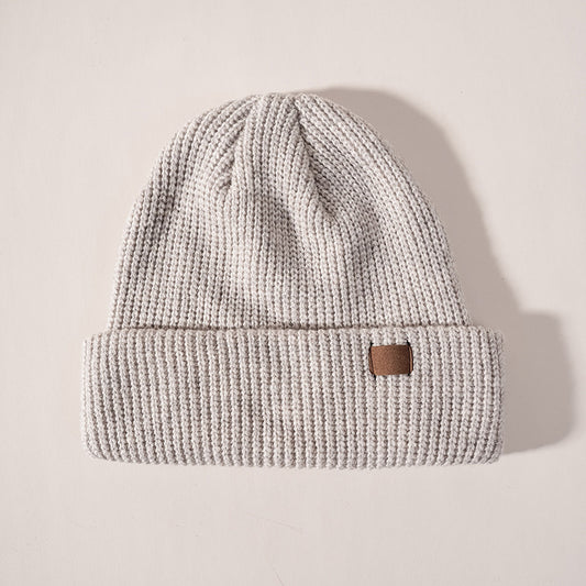 Vintage Slouchy Beanies Knitted Hat for School Student