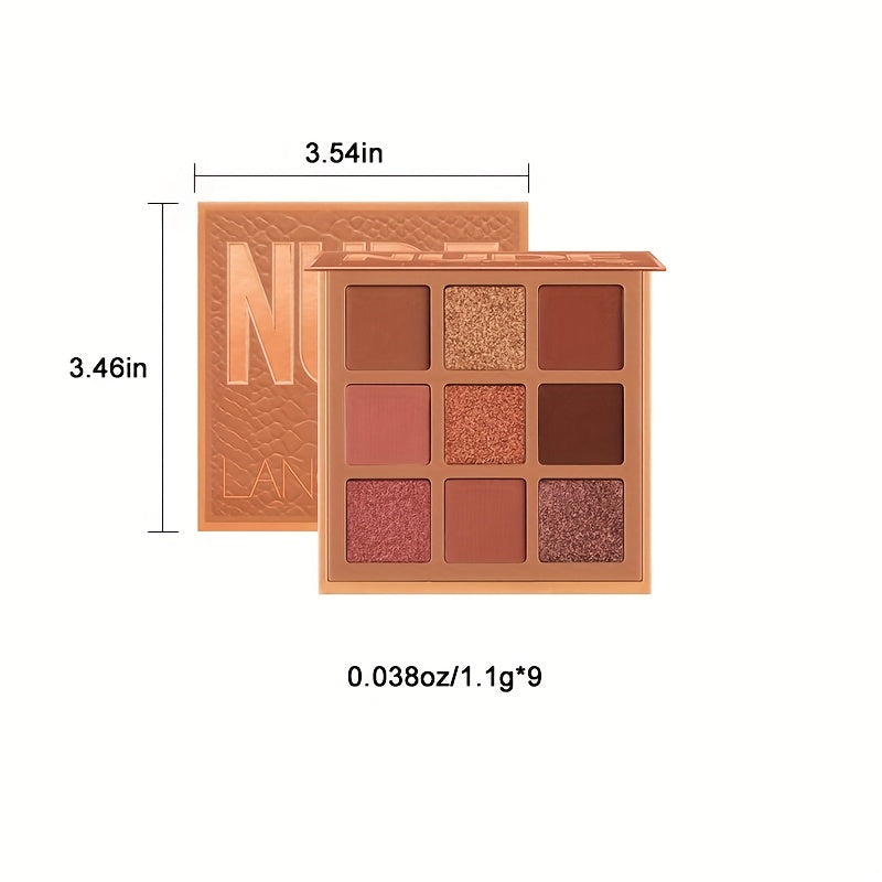 High Pigmented Eyeshadow Palette Matte Shimmer Glitter Waterproof Long Lasting