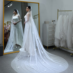 3D Floral Bridal Veil Headpiece Hand Wash Wedding Accessory