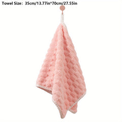 Coral Fleece Hand Towel Soft Absorbent Face Towel