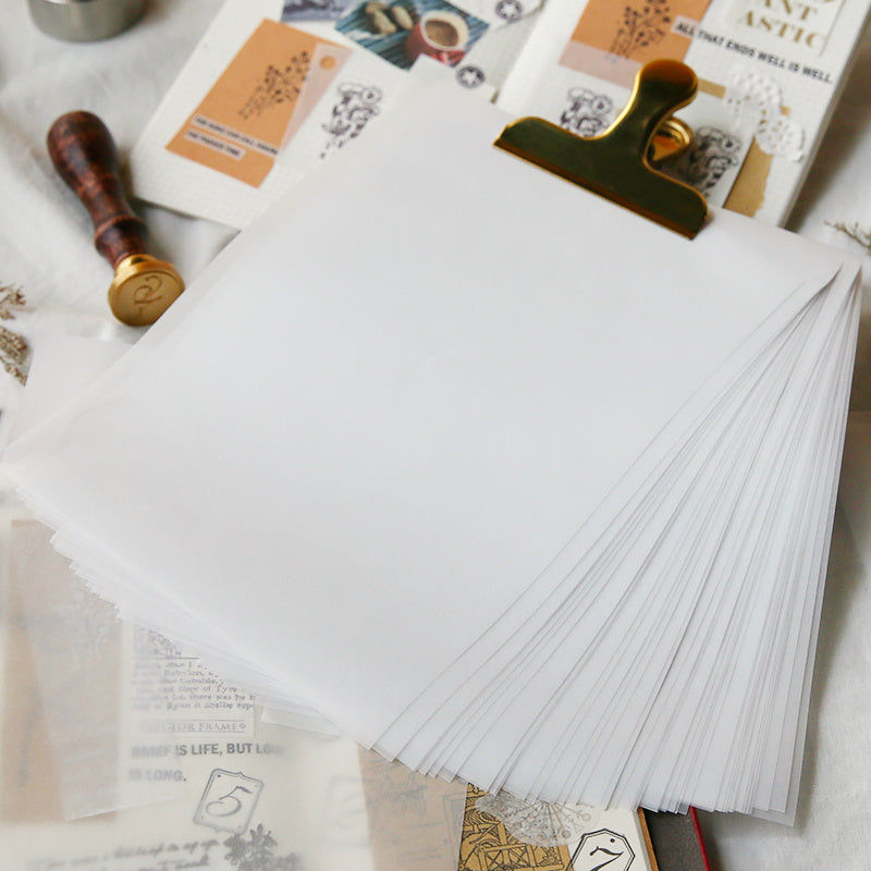 A5 Tracing Paper 50 Sheets Translucent Scrapbooking Material