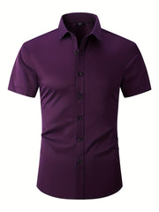 Men's Formal Button Up Shirt for Business Occasion