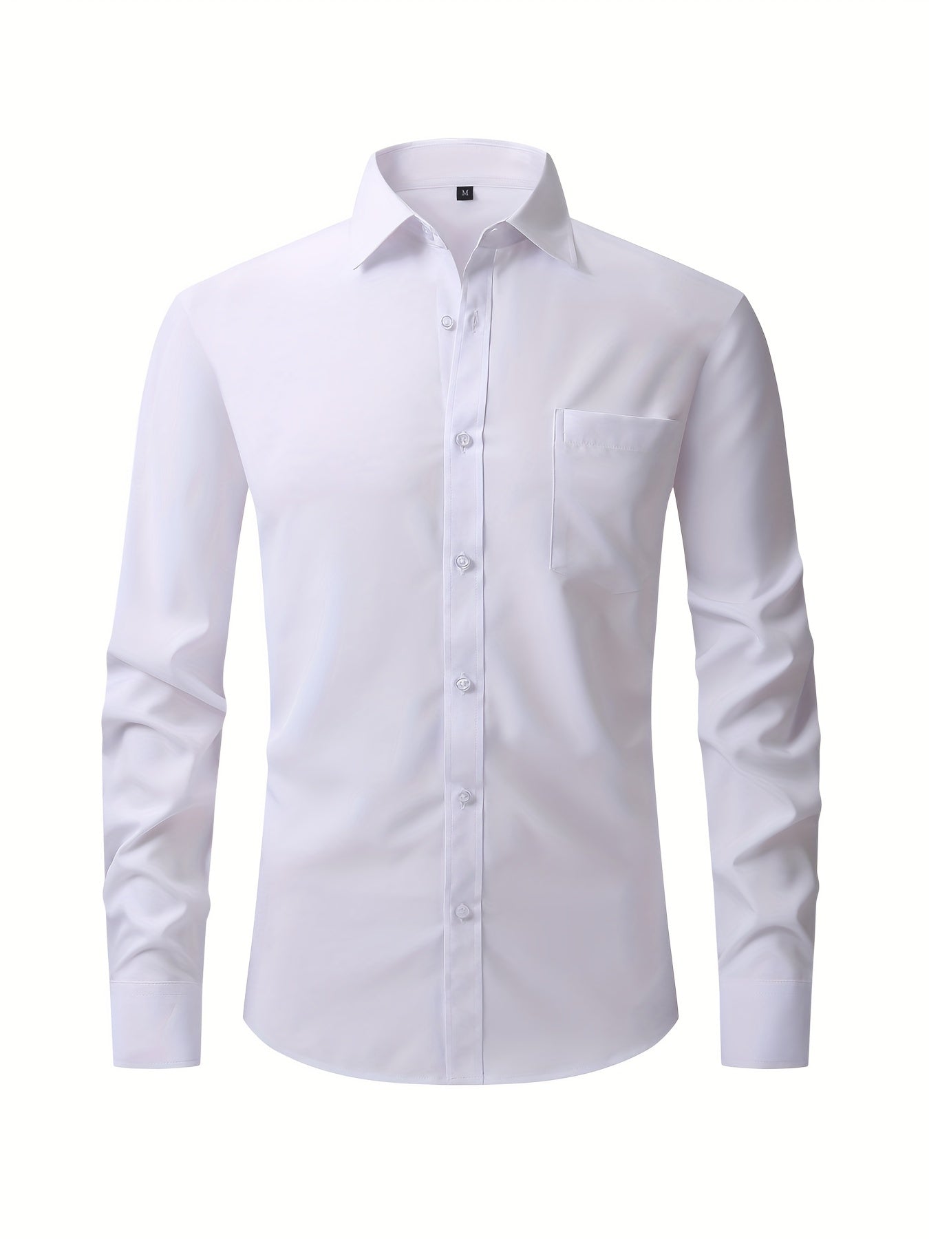 Men's Classic Button Up Shirt With Chest Pocket
