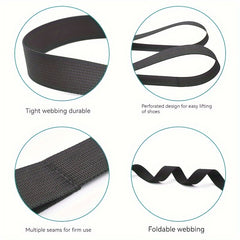 2pcs Skiing Boots Holding Straps Portable Skiing Shoes Binding Straps