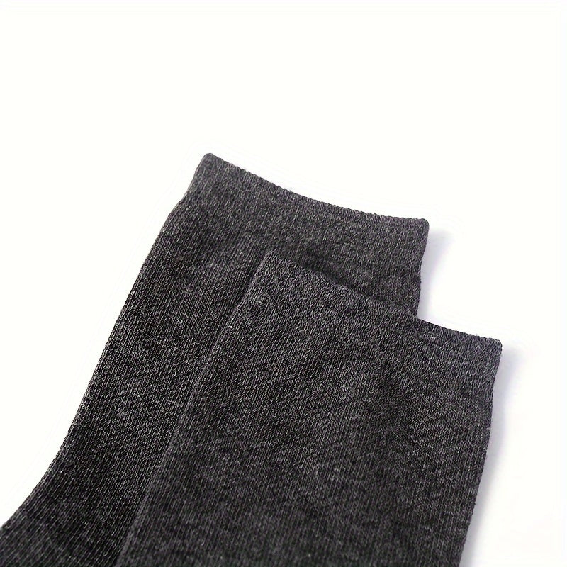 3 Pairs Grey Solid Men's Quarter Socks