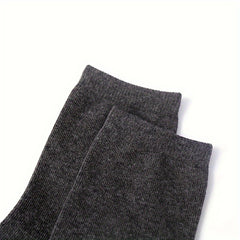 3 Pairs Grey Solid Men's Quarter Socks