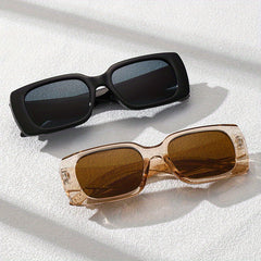 Oval Frame Wide Brim Sunglasses For All Seasons