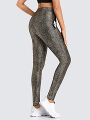 High Waist Sports Pants with Plush Inner Pockets for Yoga
