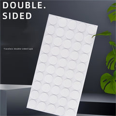 300pcs Double Sided Dot Stickers 2 Removable Round Rectangle Clear Sticky Tack