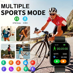 Sporty Smartwatch Wireless Calling Fitness Tracker