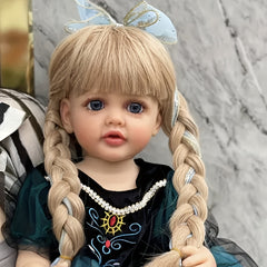 55 88 Cm Full Silicone Vinyl Reborn Doll Waterproof Realistic Princess Doll